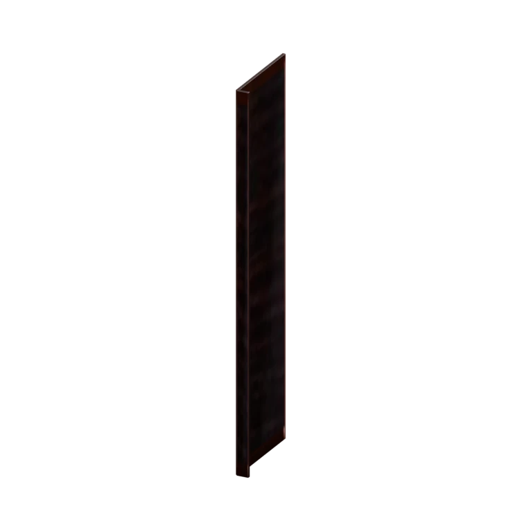 Burlington 96-in Refrigerator End Panel with 3-in Filler (3REP2496) in High Gloss Wenge