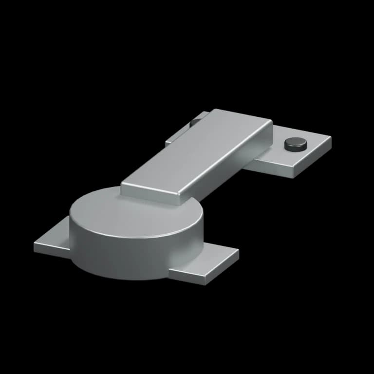 Kingston Frameless Soft-Close Cabinet Hinge (HINGE FRAMELESS SOFT) in Walnut