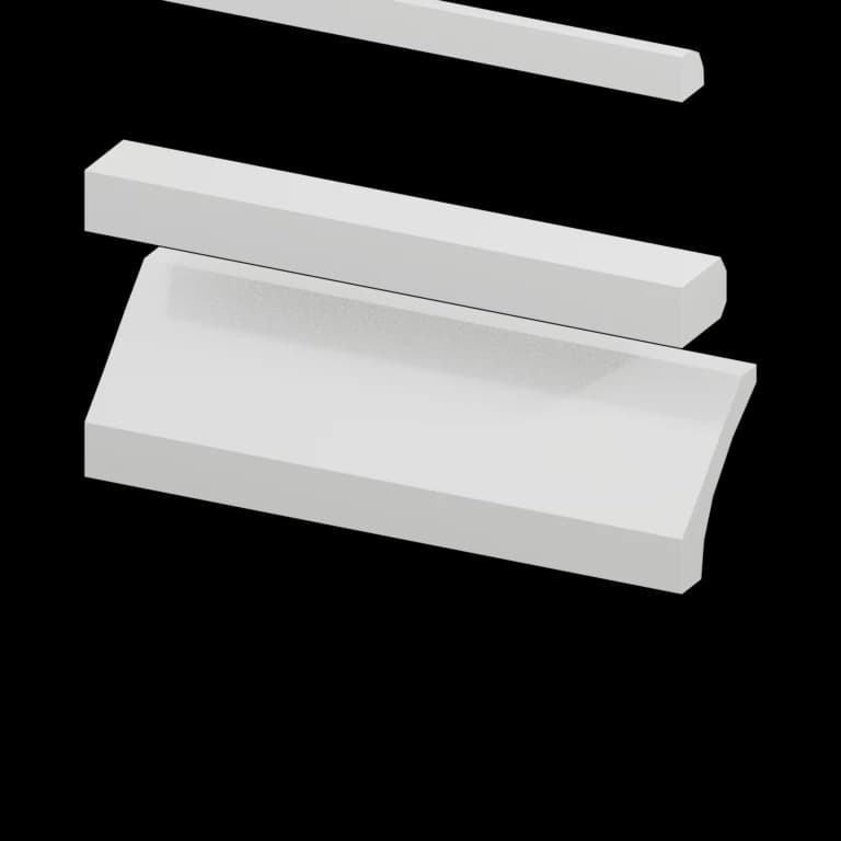 Fairview Molding Chain in White