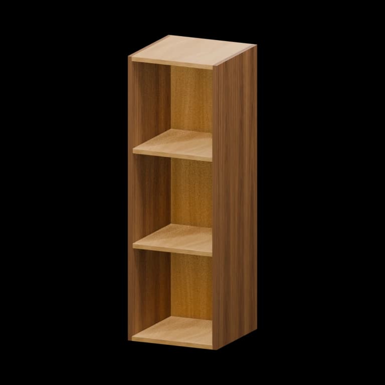 Fairview 12-in Wall End Cabinet (AWE1236) in Walnut