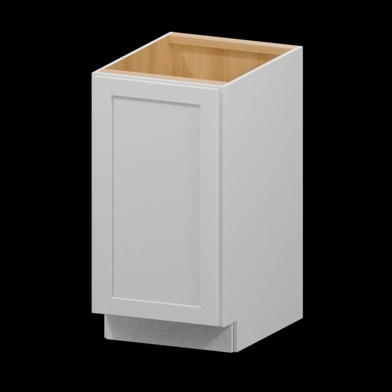 Fairview 18-in Full-Height Door Base Cabinet in White