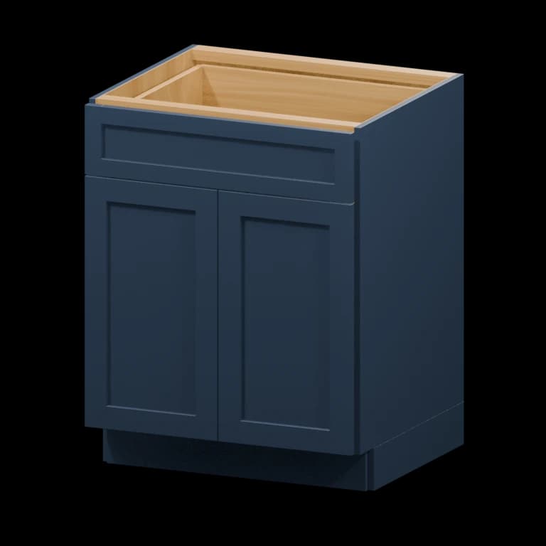 Centerville 27-in Base Cabinet (B27) in Navy Blue