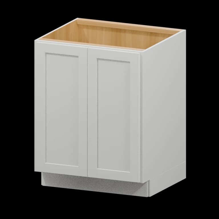 Fairview 27-in Full-Height Door Base Cabinet in White
