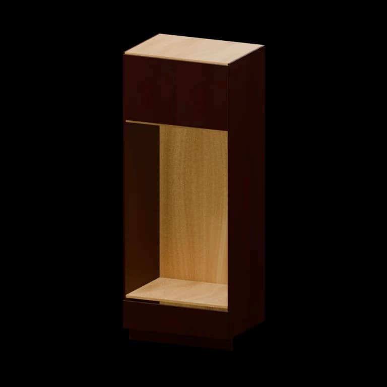 Burlington 33-in Open Pantry Cabinet (OC338424) in Leather Brown