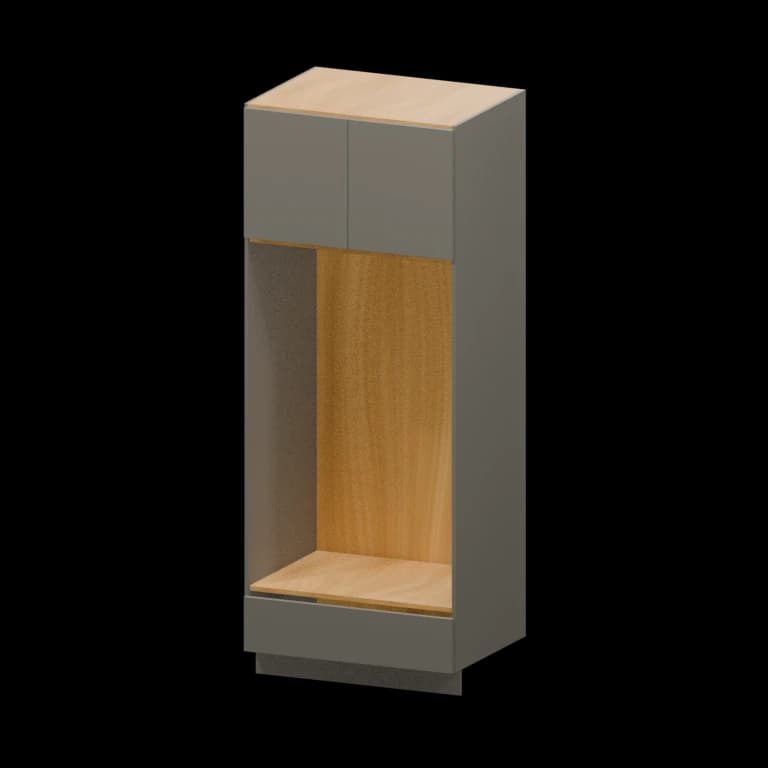 Auburn 33-in Open Pantry Cabinet in Solid Moonlight