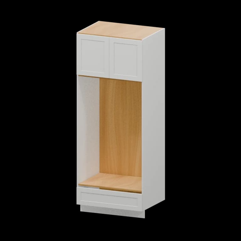 33-in Open Pantry Cabinet in White finish illustration