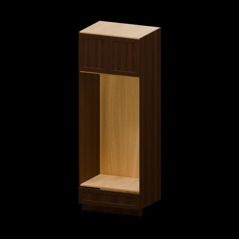 Kingston 33-in Open Pantry Cabinet (OC339024) in Espresso
