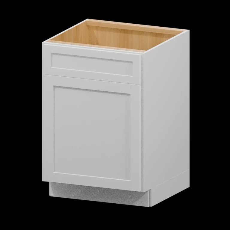 Fairview 24-in Sink Base Cabinet in White