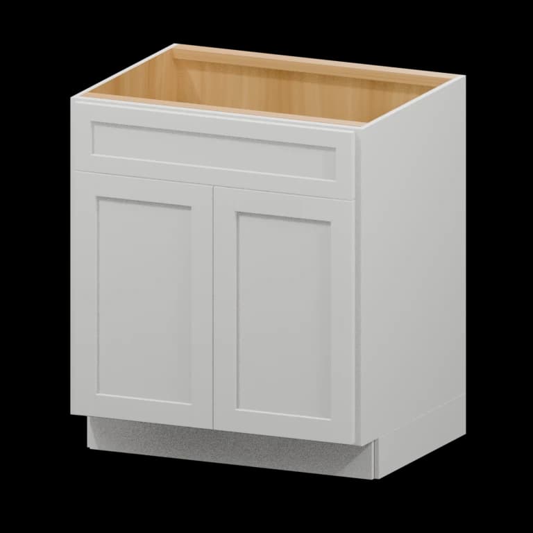 Fairview 30-in Sink Base Cabinet in White