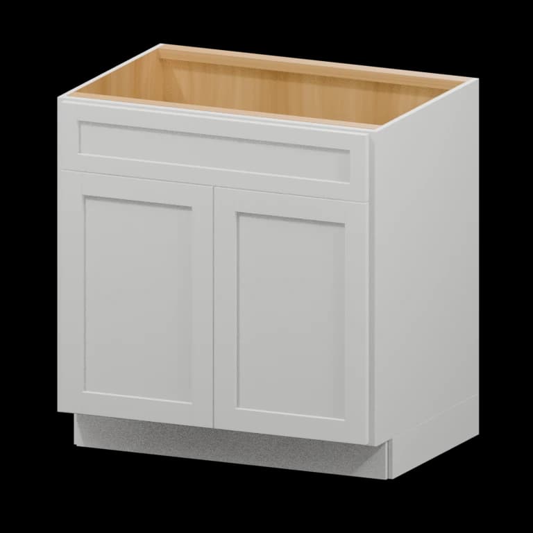Fairview 33-in Sink Base Cabinet in White
