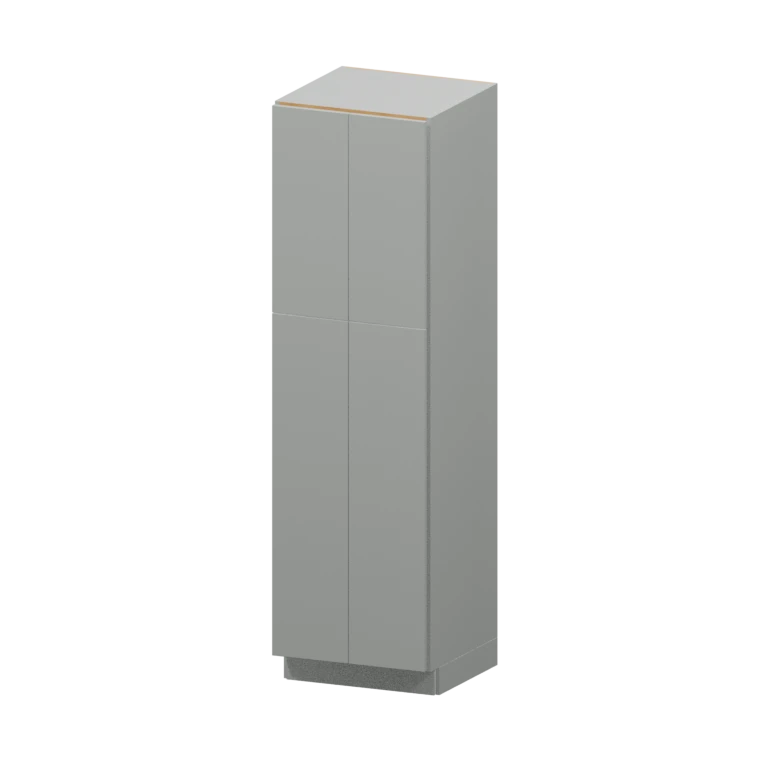 Auburn 24-in Utility Pantry Cabinet (TU248424) in Solid Platinum