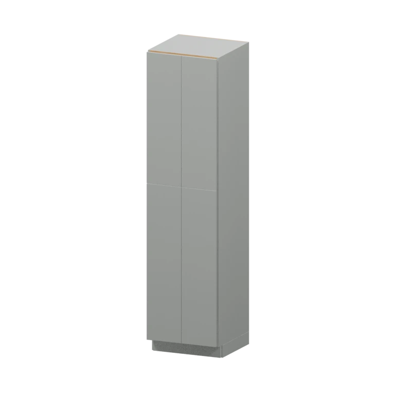 Auburn 24-in Utility Pantry Cabinet (TU249624) in Solid Platinum