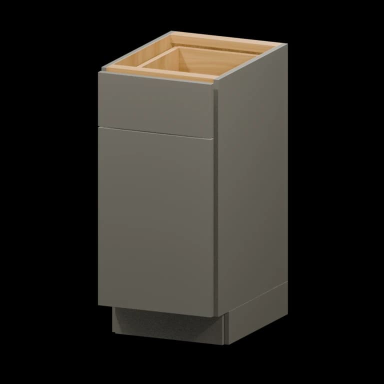 Auburn 15-in Vanity Base Cabinet (VB15VH) in Solid Moonlight