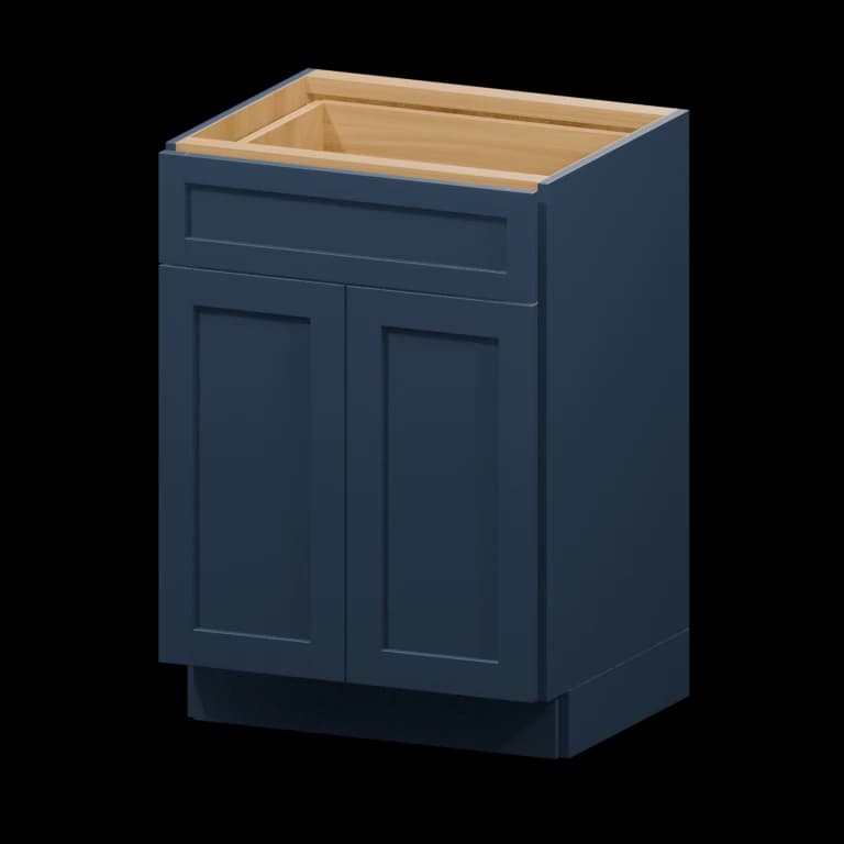 Centerville 24-in Vanity Base Cabinet (VB24) in Navy Blue