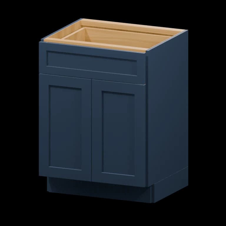 Centerville 24-in Vanity Base Cabinet (VB24VH) in Navy Blue