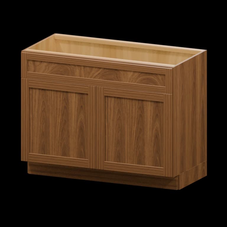 Kingston 42-in Vanity Sink Base Cabinet (VSB42VH) in Walnut