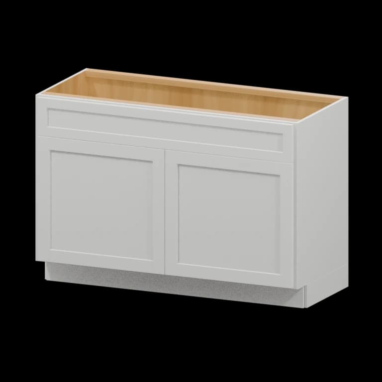 Fairview 48-in Vanity Sink Base Cabinet in White
