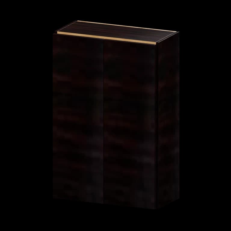 Burlington 24-in Wall Cabinet in High Gloss Wenge