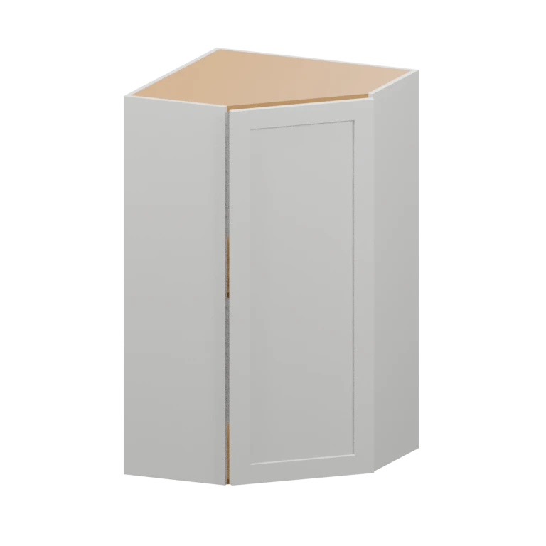 Fairview 24-in Diagonal Corner Wall Cabinet in White